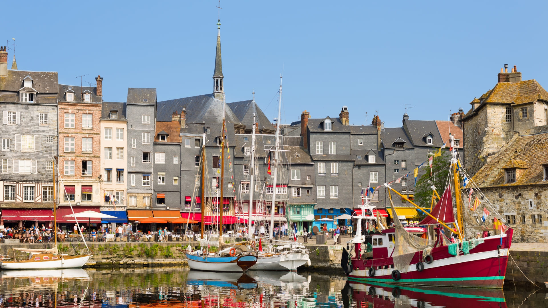 River cruise to Honfleur